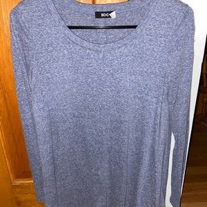 BDG light purple long sleeve tunic shirt
